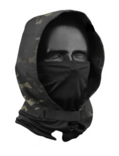 Kukla Night MCB Multicam Black Tactical Hood - HeadGear by Guerrilla Tactical